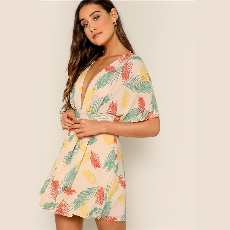 Robe d'été Tropical - Dressaza